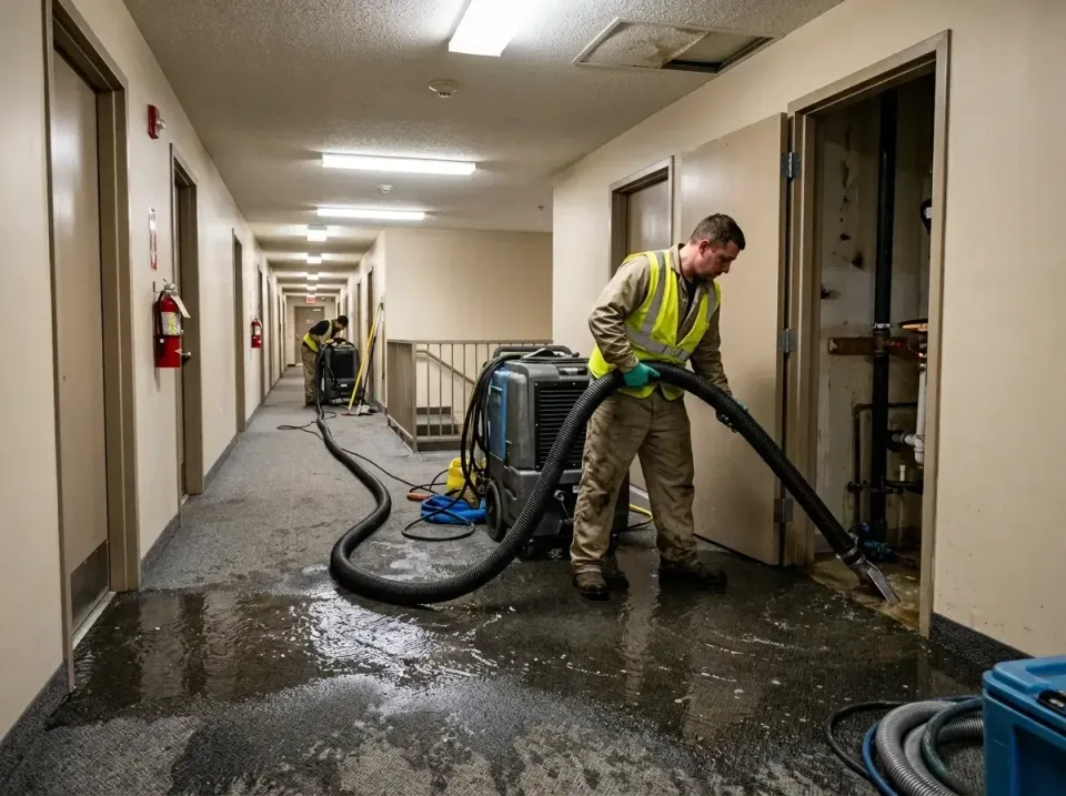 multi-unit-apartment-hallway-f-005 — frequently asked questions, Emergency Burst Pipe Water Extraction & Removal in Eagan, MN